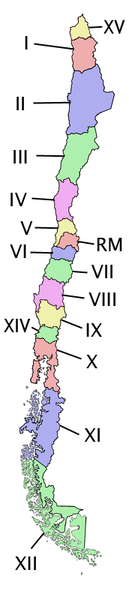 Regions of Chile